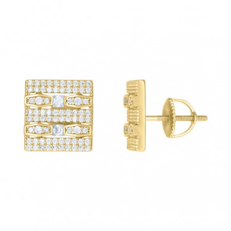 925 Sterling Silver CZ Earrings