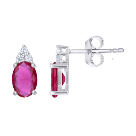 925 Sterling Silver Cz Earrings