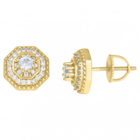 925 Sterling Silver CZ Earrings