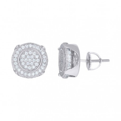 925 Sterling Silver CZ Earrings