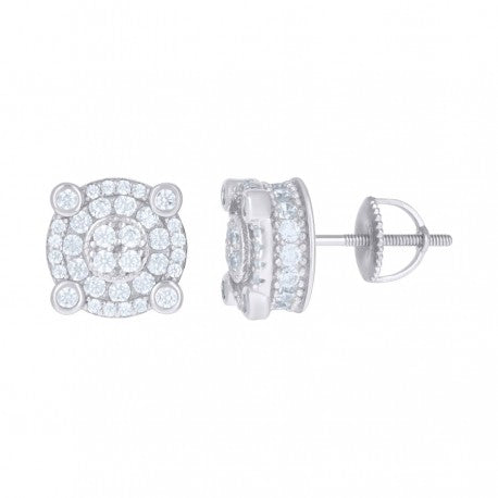 925 Sterling Silver CZ Earrings