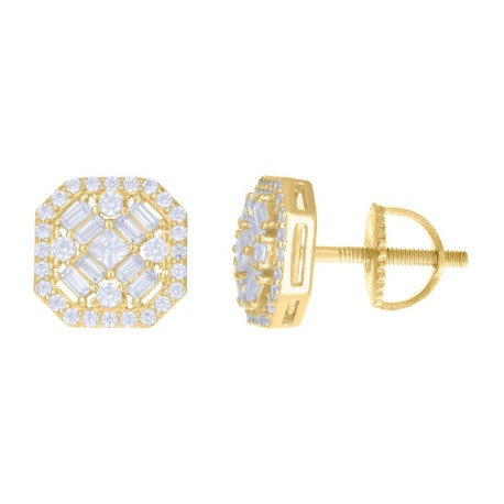 925 Sterling Silver Cz Earrings