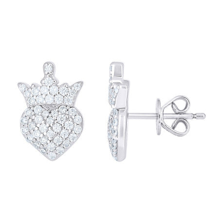 925 Sterling Silver Cz Earrings