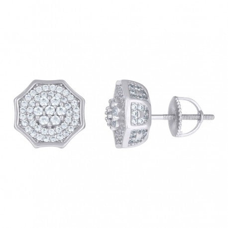 925 Sterling Silver CZ Earrings