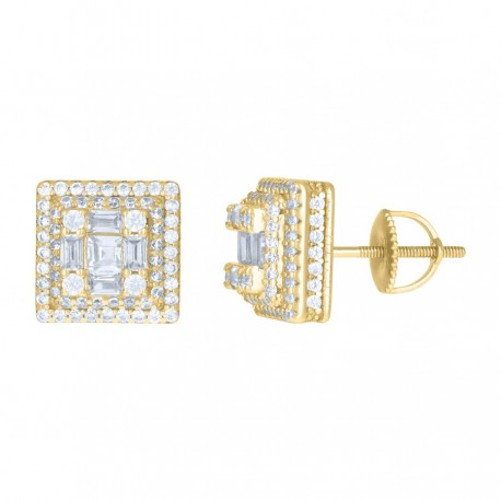 925 Sterling Silver CZ Earrings