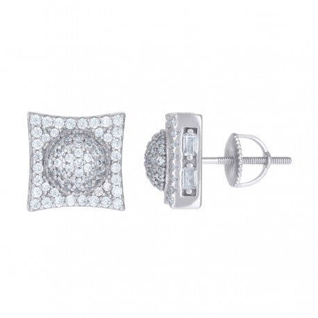 925 Sterling Silver CZ Earrings