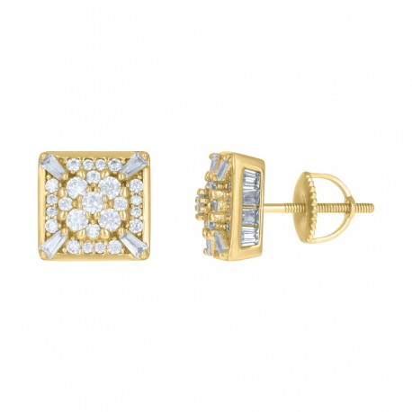 925 Sterling Silver CZ Earrings