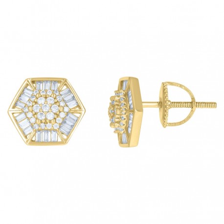 925 Sterling Silver CZ Earrings