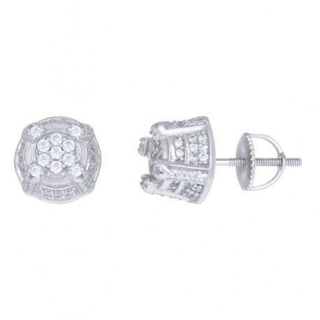925 Sterling Silver CZ Earrings