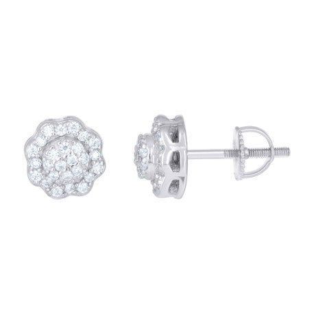 925 Sterling Silver Cz Earrings