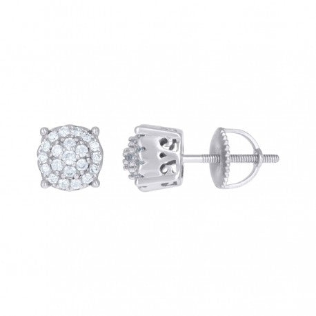 925 Sterling Silver CZ Earrings