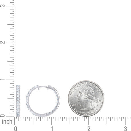 925 Sterling Silver Cz Earrings