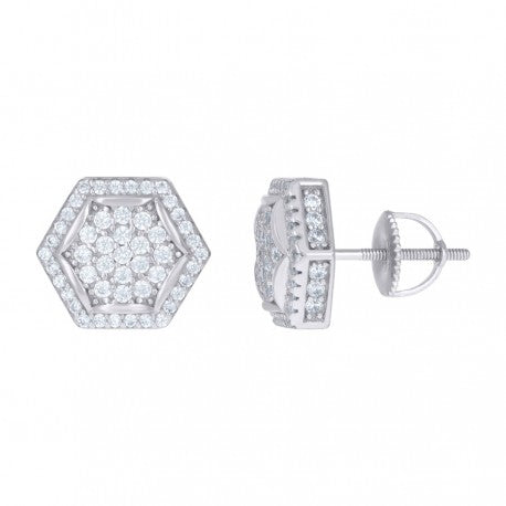 925 Sterling Silver CZ Earrings