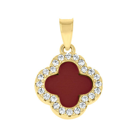925 Sterling Silver Cz Pendant 13mm