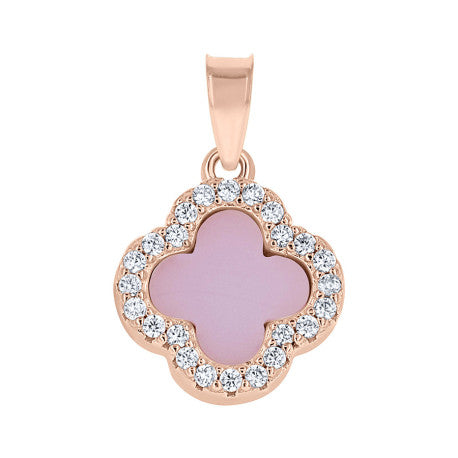 925 Sterling Silver Cz Pendant 13mm