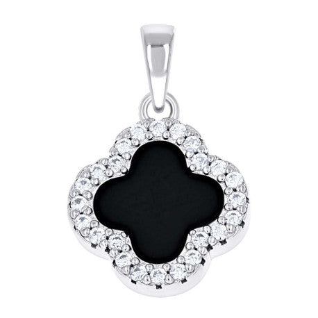 925 Sterling Silver Cz Pendant 13mm