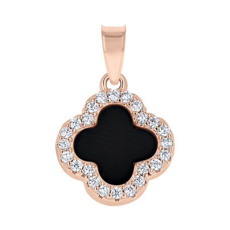 925 Sterling Silver Cz Pendant 13mm