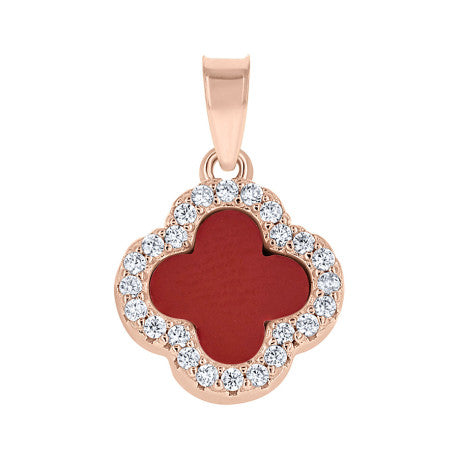 925 Sterling Silver Cz Pendant 13mm