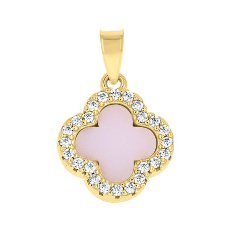 925 Sterling Silver Cz Pendant 13mm