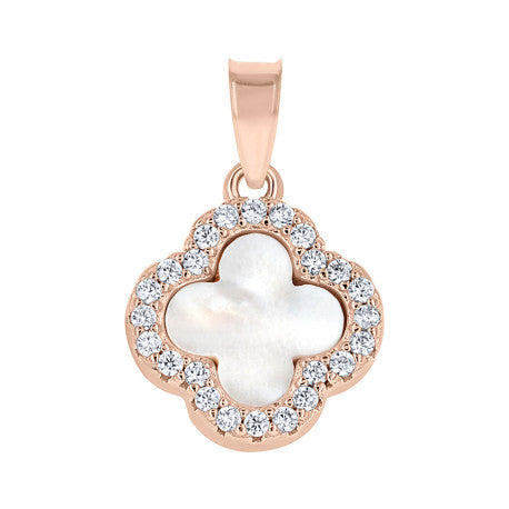 925 Sterling Silver Cz Pendant 13mm