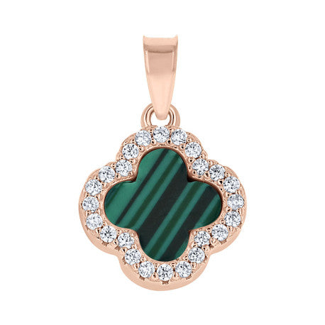 925 Sterling Silver Cz Pendant 13mm