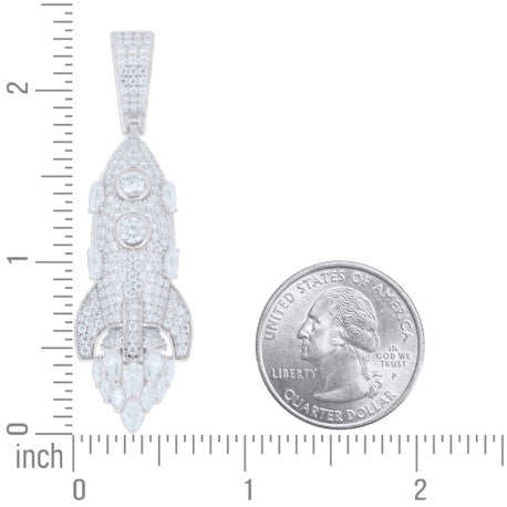 925 Sterling Silver Cz Pendant
