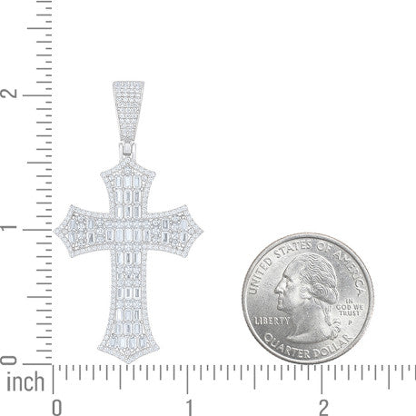 925 Sterling Silver Cz Pendant