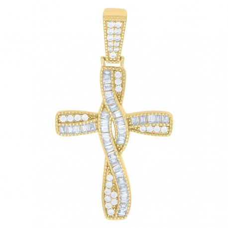 925 Sterling Silver CZ Pendant