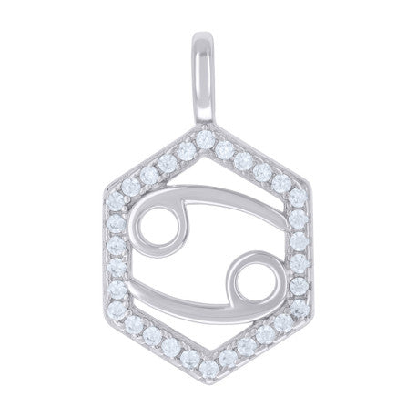 925 Sterling Silver Cz Pendant