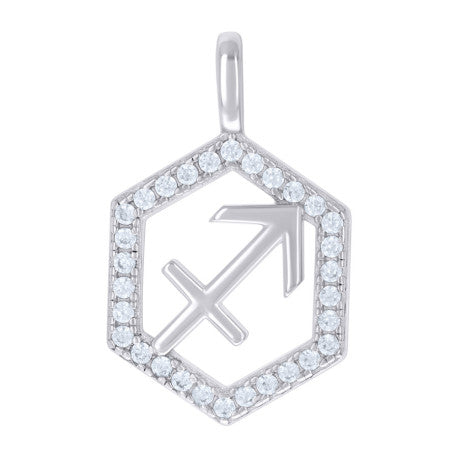 925 Sterling Silver Cz Pendant