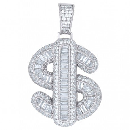 925 Sterling Silver CZ Pendant