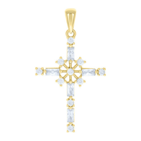 925 Sterling Silver Cz Pendant