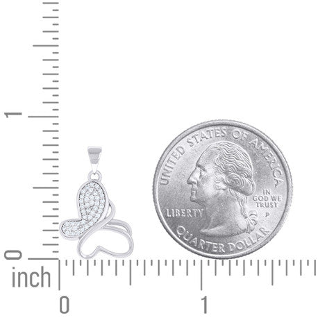 925 Sterling Silver Cz Pendant