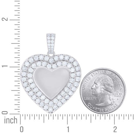 925 Sterling Silver Cz Pendant