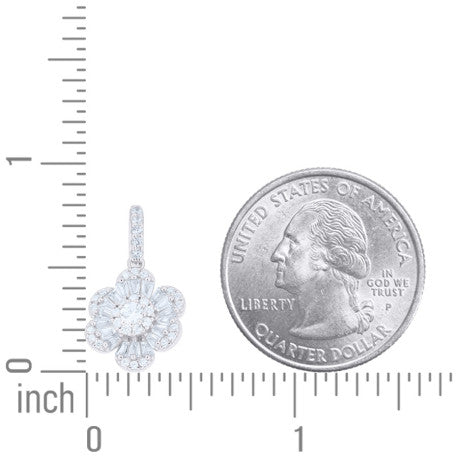 925 Sterling Silver Cz Pendant