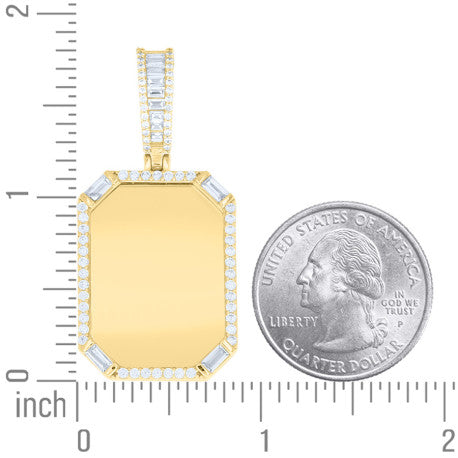 925 Sterling Silver Cz Pendant