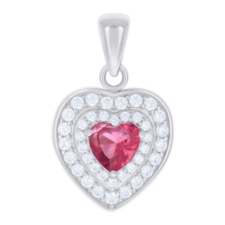 925 Sterling Silver Cz Pendant