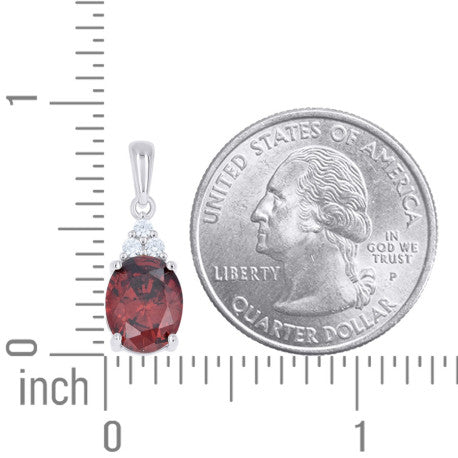 925 Sterling Silver Cz Pendant