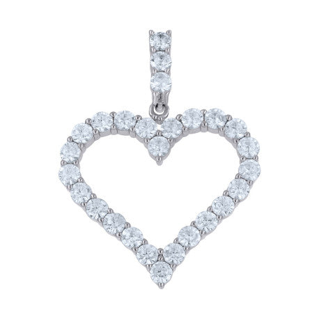 925 Sterling Silver Cz Pendant