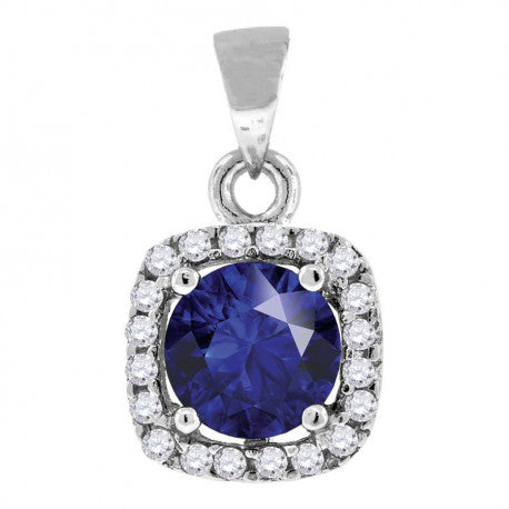 925 Sterling Silver Cz Pendant