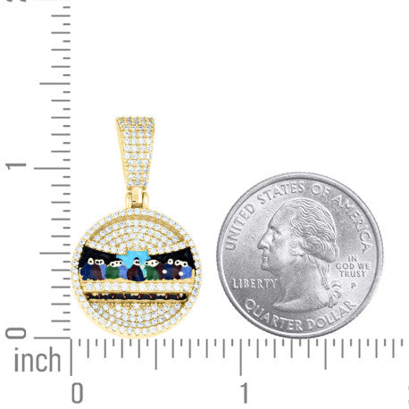 925 Sterling Silver Cz Pendant