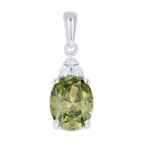 925 Sterling Silver Cz Pendant
