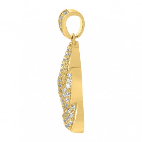 925 Sterling Silver Cz Pendant