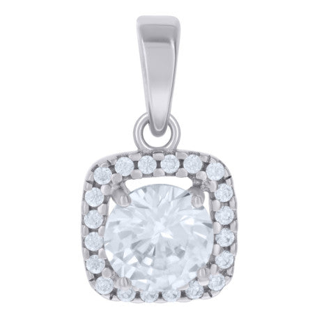 925 Sterling Silver Cz Pendant
