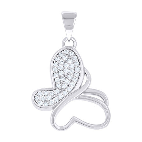 925 Sterling Silver Cz Pendant