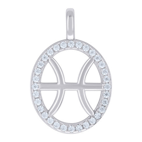 925 Sterling Silver Cz Pendant
