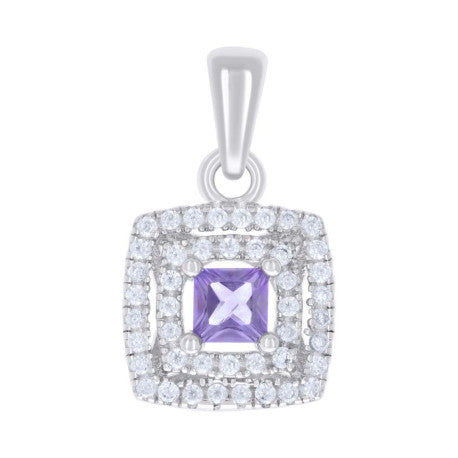 925 Sterling Silver Cz Pendant