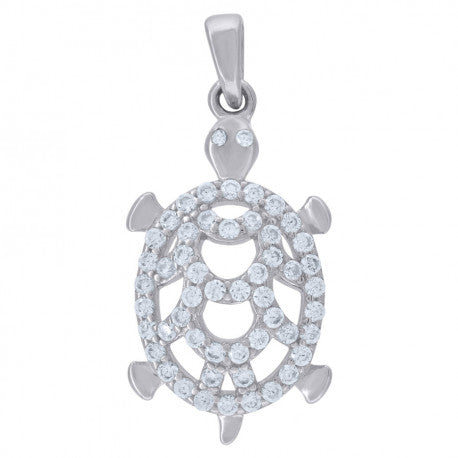 925 Sterling Silver & Cz Pendant