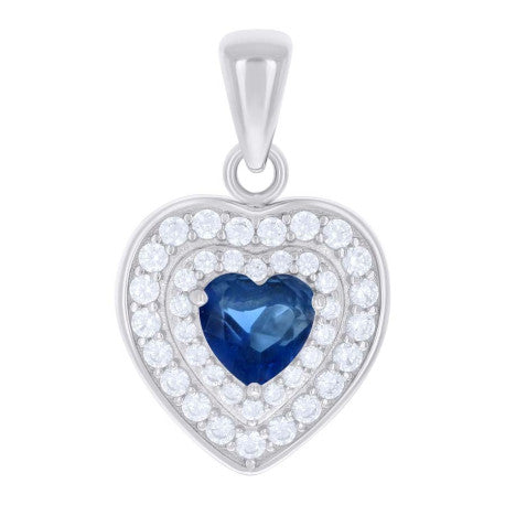 925 Sterling Silver Cz Pendant