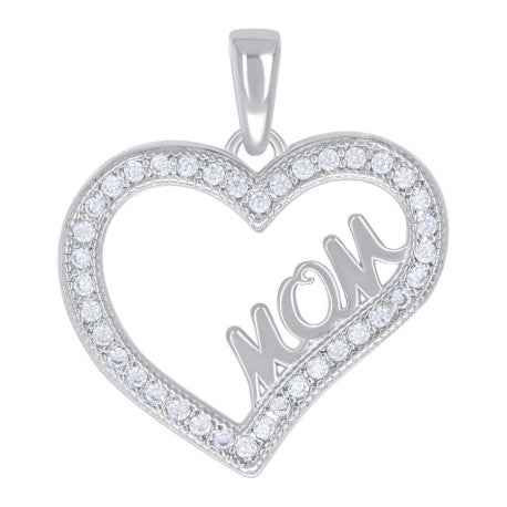 925 Sterling Silver Cz Pendant